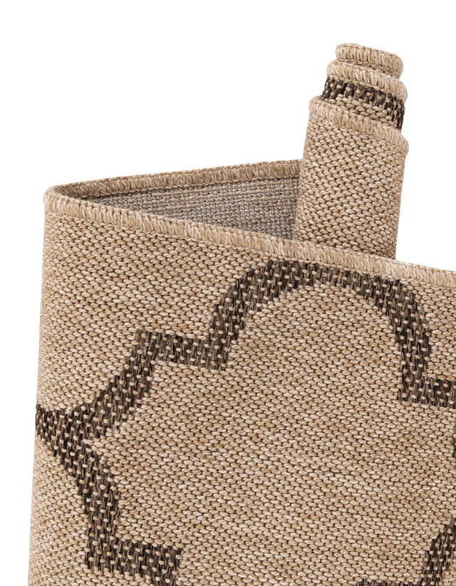 Natural 8' x 8' Dunes Square Area Rug 100% Polypropylene With Cotton Backing Carpet for Living, Dining, Office, Dorms, Bedrooms for Sale at Rug Engine