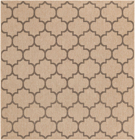 Natural 8' x 8' Dunes Square Area Rug 100% Polypropylene With Cotton Backing Carpet for Living, Dining, Office, Dorms, Bedrooms for Sale at Rug Engine