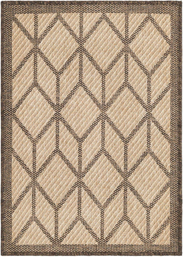 Natural 2' 4 x 3' 1 Dunes Rectangle Area Rug 100% Polypropylene With Cotton Backing Carpet for Living, Dining, Office, Dorms, Bedrooms for Sale at Rug Engine
