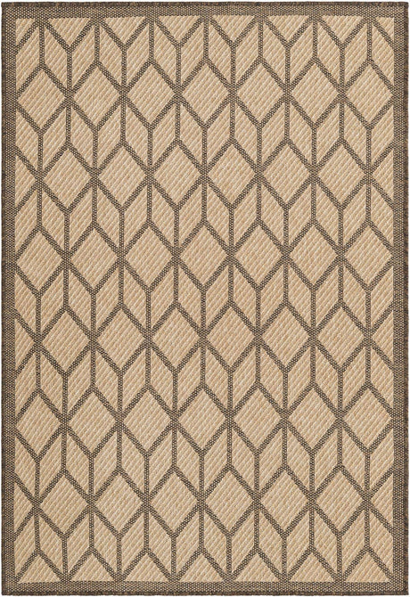 Natural 4' 1 x 6' 1 Dunes Rectangle Area Rug 100% Polypropylene With Cotton Backing Carpet for Living, Dining, Office, Dorms, Bedrooms for Sale at Rug Engine