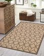 Natural 4' 1 x 6' 1 Dunes Rectangle Area Rug 100% Polypropylene With Cotton Backing Carpet for Living, Dining, Office, Dorms, Bedrooms for Sale at Rug Engine