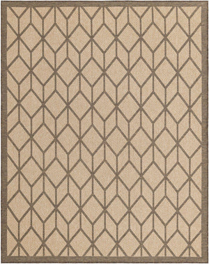Natural 8' x 10' Dunes Rectangle Area Rug 100% Polypropylene With Cotton Backing Carpet for Living, Dining, Office, Dorms, Bedrooms for Sale at Rug Engine