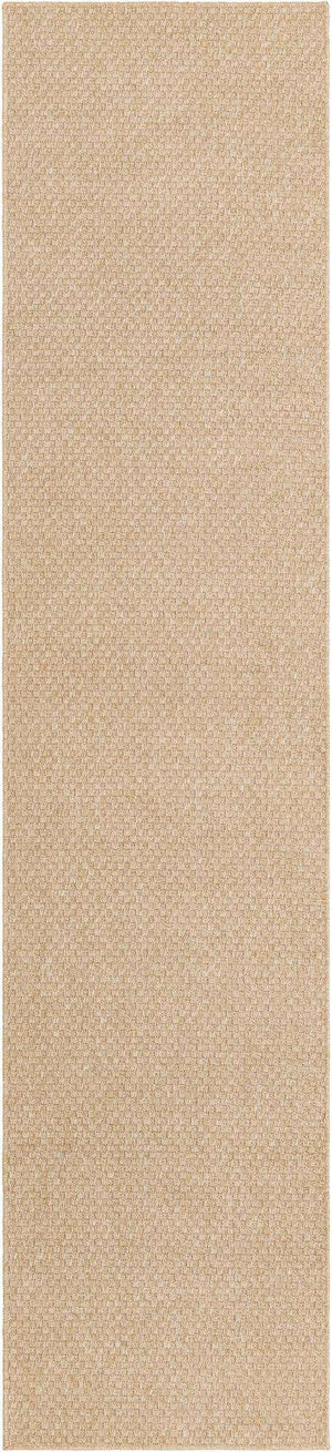 Natural 2' 7 x 12' Dunes Runner Area Rug 100% Polypropylene With Cotton Backing Carpet for Living, Dining, Office, Dorms, Bedrooms for Sale at Rug Engine