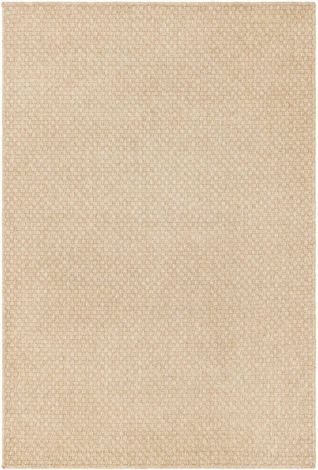 Natural 4' 1 x 6' 1 Dunes Rectangle Area Rug 100% Polypropylene With Cotton Backing Carpet for Living, Dining, Office, Dorms, Bedrooms for Sale at Rug Engine