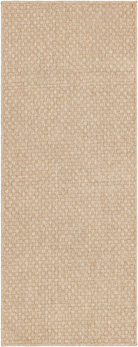 Natural 2' x 5' 3 Dunes Runner Area Rug 100% Polypropylene With Cotton Backing Carpet for Living, Dining, Office, Dorms, Bedrooms for Sale at Rug Engine