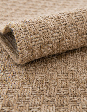 Natural 7' 1 x 10' Dunes Rectangle Area Rug 100% Polypropylene With Cotton Backing Carpet for Living, Dining, Office, Dorms, Bedrooms for Sale at Rug Engine