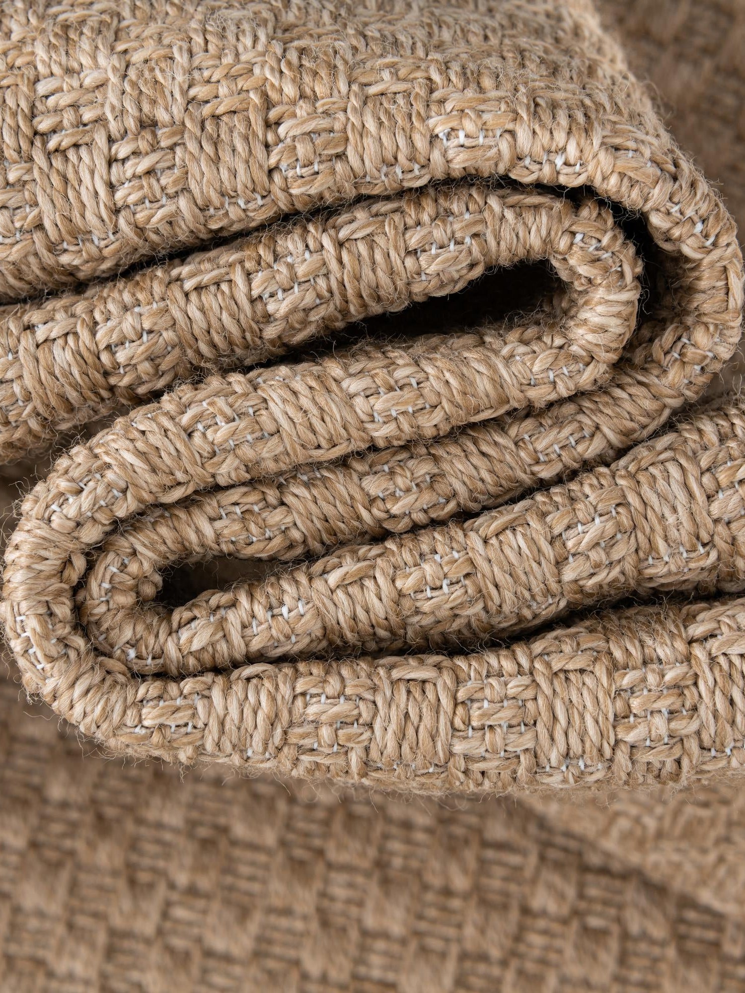 Natural 7' 10 x 10' Dunes Rectangle Area Rug 100% Polypropylene With Cotton Backing Carpet for Living, Dining, Office, Dorms, Bedrooms for Sale at Rug Engine