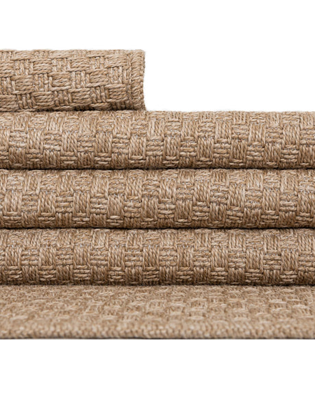 Natural 10' x 14' 1 Dunes Rectangle Area Rug 100% Polypropylene With Cotton Backing Carpet for Living, Dining, Office, Dorms, Bedrooms for Sale at Rug Engine