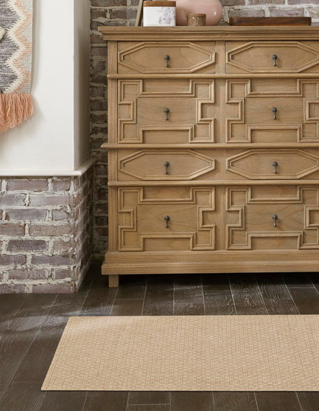 Natural 2' 7 x 8' Dunes Runner Area Rug 100% Polypropylene With Cotton Backing Carpet for Living, Dining, Office, Dorms, Bedrooms for Sale at Rug Engine