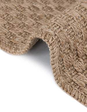 Natural 2' 7 x 8' Dunes Runner Area Rug 100% Polypropylene With Cotton Backing Carpet for Living, Dining, Office, Dorms, Bedrooms for Sale at Rug Engine