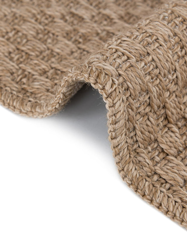 Natural 2' 7 x 12' Dunes Runner Area Rug 100% Polypropylene With Cotton Backing Carpet for Living, Dining, Office, Dorms, Bedrooms for Sale at Rug Engine