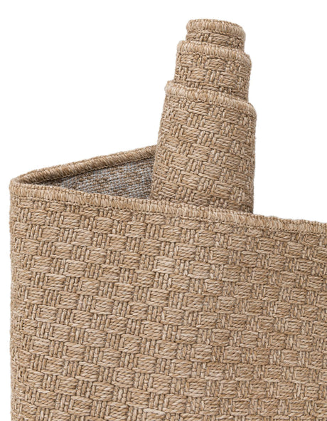 Natural 2' x 5' 3 Dunes Runner Area Rug 100% Polypropylene With Cotton Backing Carpet for Living, Dining, Office, Dorms, Bedrooms for Sale at Rug Engine