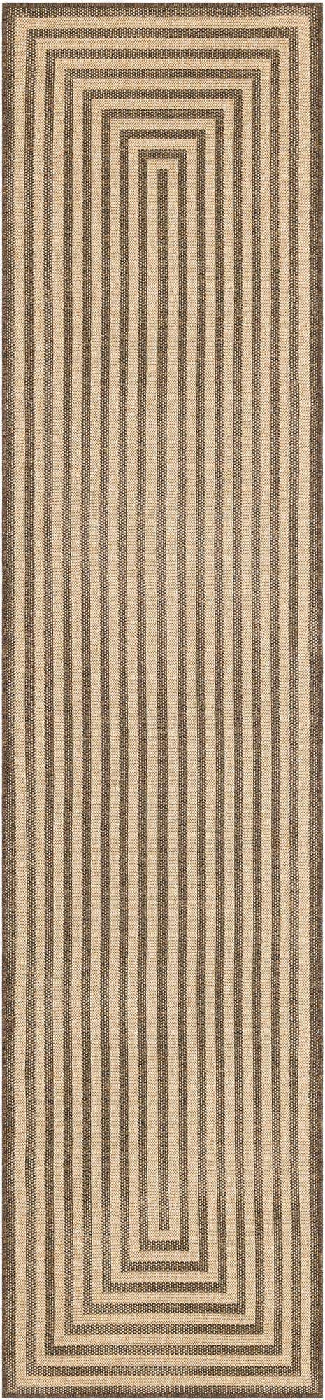 Natural and Brown 2' 9 x 12' Dunes Runner Area Rug 100% Polypropylene With Cotton Backing Carpet for Living, Dining, Office, Dorms, Bedrooms for Sale at Rug Engine