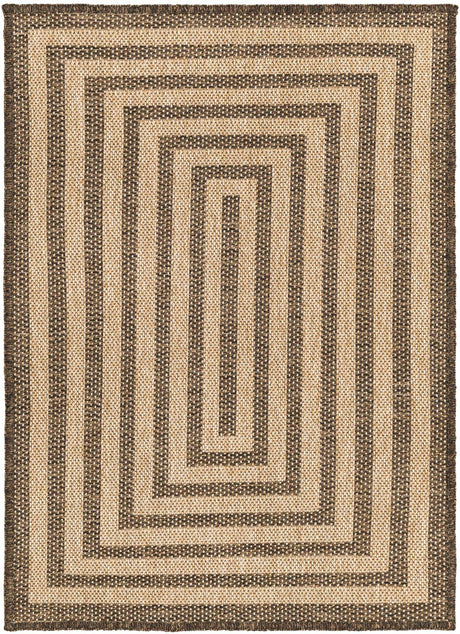 Natural and Brown 2' 2 x 3' 1 Dunes Rectangle Area Rug 100% Polypropylene With Cotton Backing Carpet for Living, Dining, Office, Dorms, Bedrooms for Sale at Rug Engine