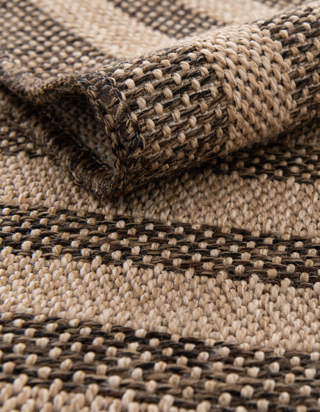 Natural and Brown 2' 2 x 3' 1 Dunes Rectangle Area Rug 100% Polypropylene With Cotton Backing Carpet for Living, Dining, Office, Dorms, Bedrooms for Sale at Rug Engine