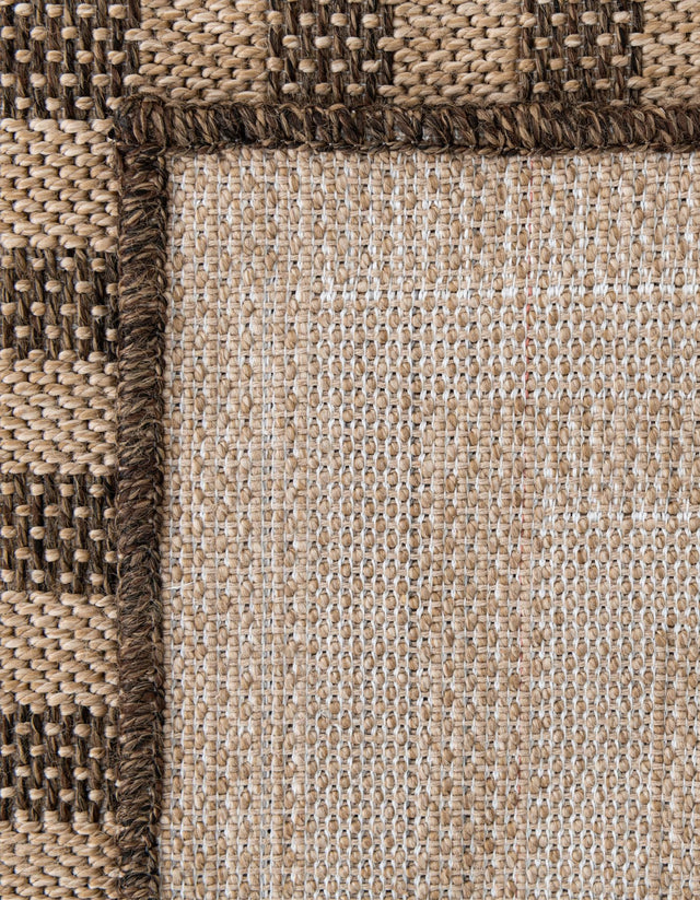Natural and Brown 2' 9 x 8' Dunes Runner Area Rug 100% Polypropylene With Cotton Backing Carpet for Living, Dining, Office, Dorms, Bedrooms for Sale at Rug Engine