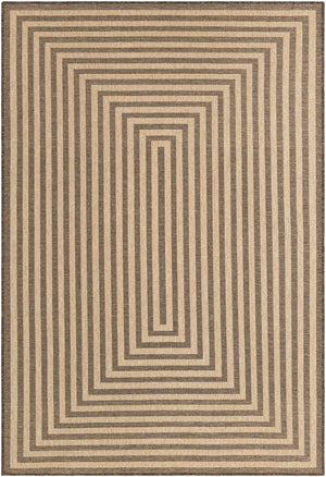 Natural and Brown 6' 3 x 9' Dunes Rectangle Area Rug 100% Polypropylene With Cotton Backing Carpet for Living, Dining, Office, Dorms, Bedrooms for Sale at Rug Engine