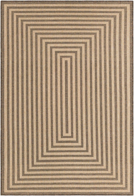 Natural and Brown 6' 3 x 9' Dunes Rectangle Area Rug 100% Polypropylene With Cotton Backing Carpet for Living, Dining, Office, Dorms, Bedrooms for Sale at Rug Engine