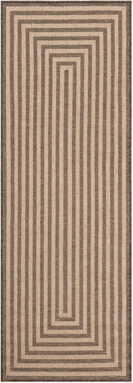 Natural and Brown 2' 9 x 8' Dunes Runner Area Rug 100% Polypropylene With Cotton Backing Carpet for Living, Dining, Office, Dorms, Bedrooms for Sale at Rug Engine