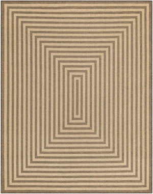 Natural and Brown 7' 10 x 10' Dunes Rectangle Area Rug 100% Polypropylene With Cotton Backing Carpet for Living, Dining, Office, Dorms, Bedrooms for Sale at Rug Engine