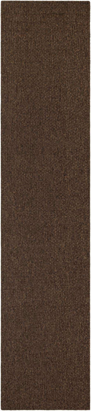 Brown 2' 9 x 12' Dunes Runner Area Rug 100% Polypropylene With Cotton Backing Carpet for Living, Dining, Office, Dorms, Bedrooms for Sale at Rug Engine