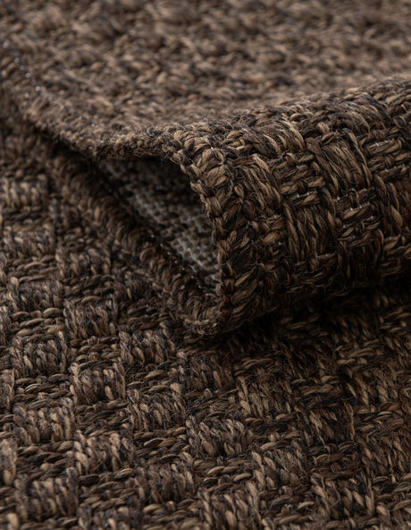Brown 7' 10 x 10' Dunes Rectangle Area Rug 100% Polypropylene With Cotton Backing Carpet for Living, Dining, Office, Dorms, Bedrooms for Sale at Rug Engine