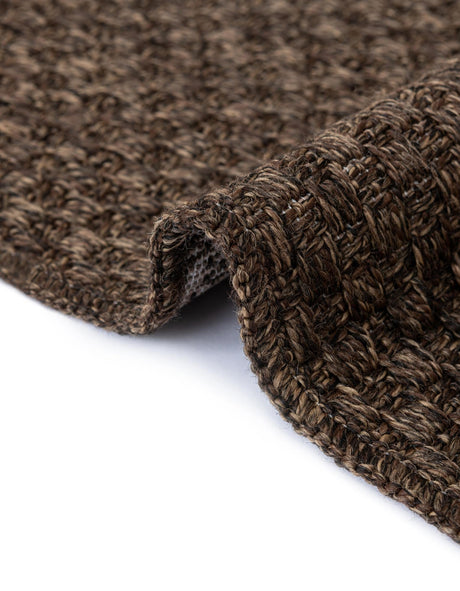 Brown 6' 3 x 9' Dunes Rectangle Area Rug 100% Polypropylene With Cotton Backing Carpet for Living, Dining, Office, Dorms, Bedrooms for Sale at Rug Engine
