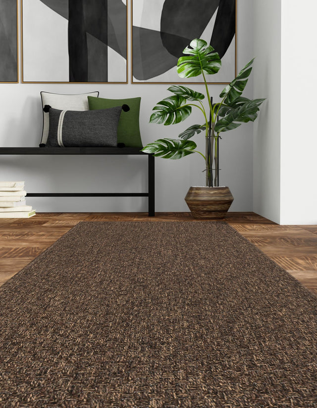 Brown 2' 2 x 5' 3 Dunes Runner Area Rug 100% Polypropylene With Cotton Backing Carpet for Living, Dining, Office, Dorms, Bedrooms for Sale at Rug Engine