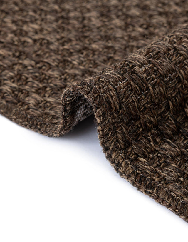 Brown 7' 10 x 7' 10 Dunes Square Area Rug 100% Polypropylene With Cotton Backing Carpet for Living, Dining, Office, Dorms, Bedrooms for Sale at Rug Engine