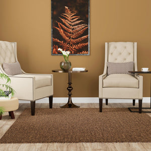 Brown 13' 1 x 13' 1 Dunes Square Area Rug 100% Polypropylene With Cotton Backing Carpet for Living, Dining, Office, Dorms, Bedrooms for Sale at Rug Engine