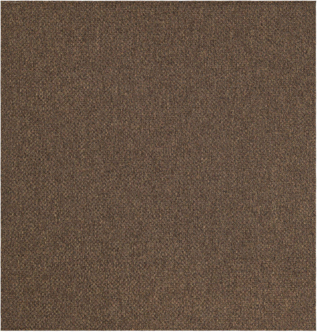 Brown 7' 10 x 7' 10 Dunes Square Area Rug 100% Polypropylene With Cotton Backing Carpet for Living, Dining, Office, Dorms, Bedrooms for Sale at Rug Engine