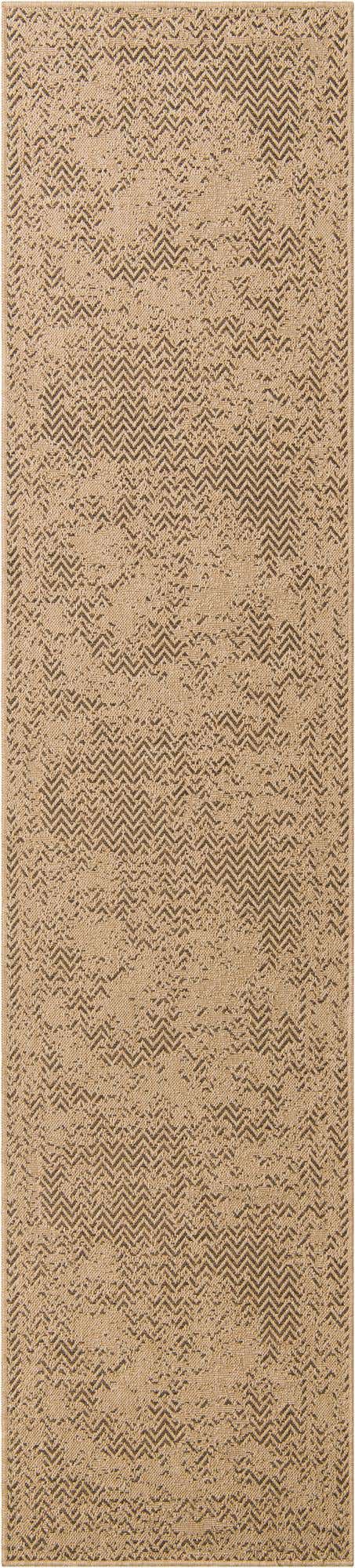Natural 2' 7 x 12' Dunes Runner Area Rug 100% Polypropylene With Cotton Backing Carpet for Living, Dining, Office, Dorms, Bedrooms for Sale at Rug Engine