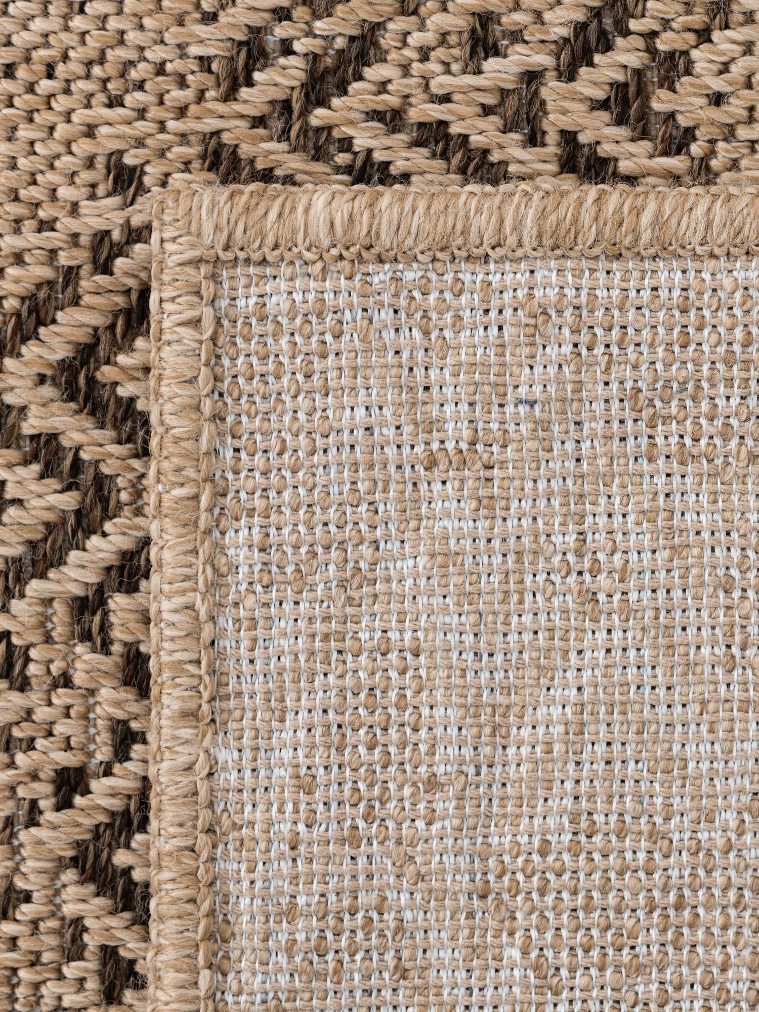 Natural 2' 7 x 12' Dunes Runner Area Rug 100% Polypropylene With Cotton Backing Carpet for Living, Dining, Office, Dorms, Bedrooms for Sale at Rug Engine