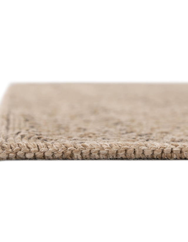 Natural 8' x 8' Dunes Square Area Rug 100% Polypropylene With Cotton Backing Carpet for Living, Dining, Office, Dorms, Bedrooms for Sale at Rug Engine