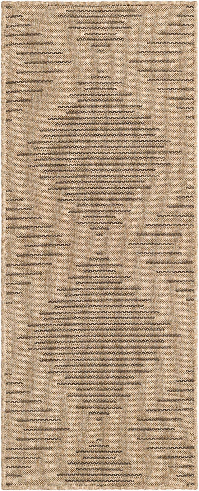 Natural 2' x 5' 3 Dunes Runner Area Rug 100% Polypropylene With Cotton Backing Carpet for Living, Dining, Office, Dorms, Bedrooms for Sale at Rug Engine