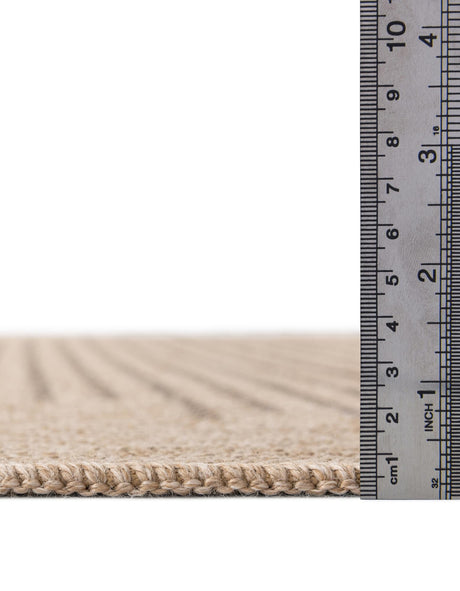 Natural 9' x 12' Dunes Rectangle Area Rug 100% Polypropylene With Cotton Backing Carpet for Living, Dining, Office, Dorms, Bedrooms for Sale at Rug Engine