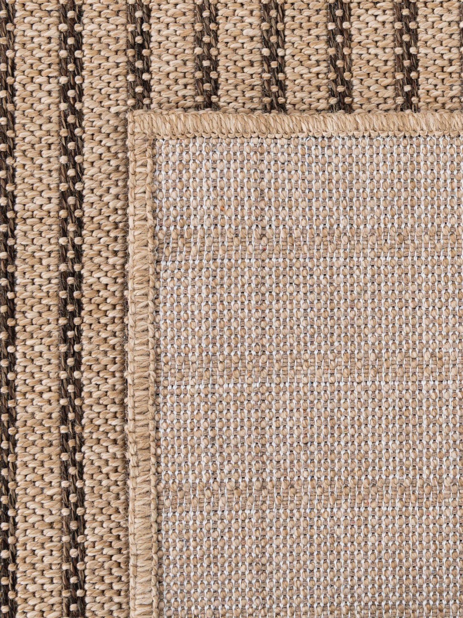 Natural 2' x 5' 3 Dunes Runner Area Rug 100% Polypropylene With Cotton Backing Carpet for Living, Dining, Office, Dorms, Bedrooms for Sale at Rug Engine