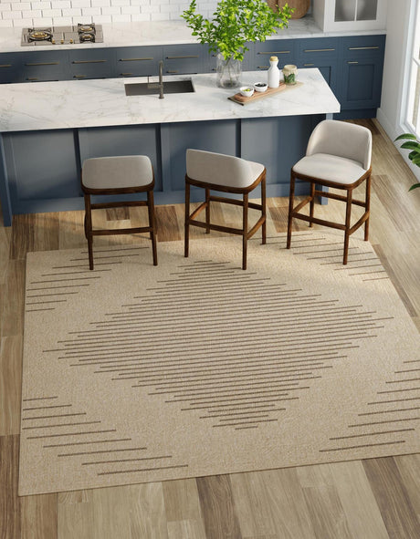 Brown 12' x 12' Dunes Square Area Rug 100% Polypropylene With Cotton Backing Carpet for Living, Dining, Office, Dorms, Bedrooms for Sale at Rug Engine