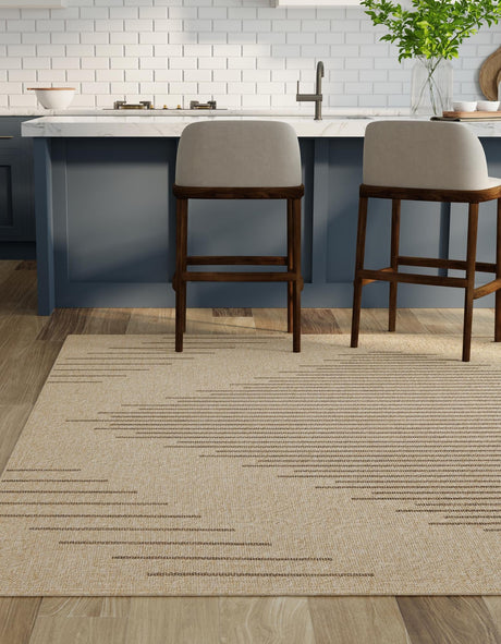 Natural 8' x 8' Dunes Square Area Rug 100% Polypropylene With Cotton Backing Carpet for Living, Dining, Office, Dorms, Bedrooms for Sale at Rug Engine
