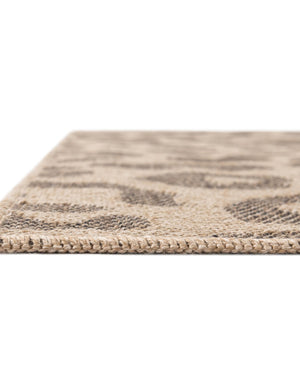 Natural 4' 3 x 6' 1 Dunes Rectangle Area Rug 100% Polypropylene With Cotton Backing Carpet for Living, Dining, Office, Dorms, Bedrooms for Sale at Rug Engine