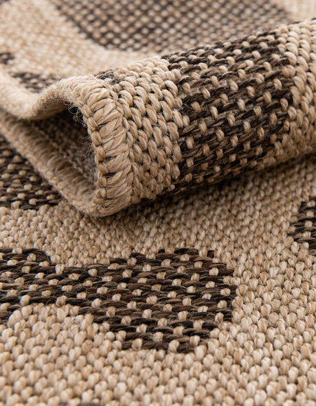 Natural 2' 7 x 12' Dunes Runner Area Rug 100% Polypropylene With Cotton Backing Carpet for Living, Dining, Office, Dorms, Bedrooms for Sale at Rug Engine