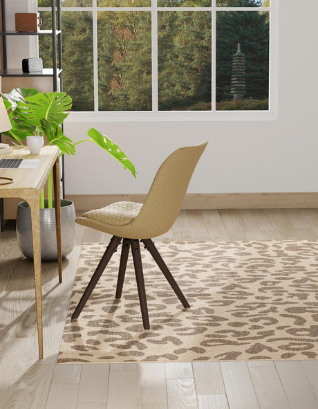 Natural 12' 2 x 12' 2 Dunes Square Area Rug 100% Polypropylene With Cotton Backing Carpet for Living, Dining, Office, Dorms, Bedrooms for Sale at Rug Engine