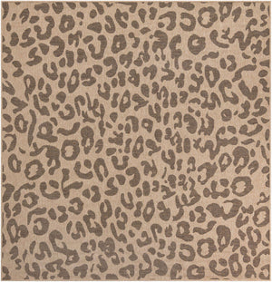 Natural 8' x 8' Dunes Square Area Rug 100% Polypropylene With Cotton Backing Carpet for Living, Dining, Office, Dorms, Bedrooms for Sale at Rug Engine