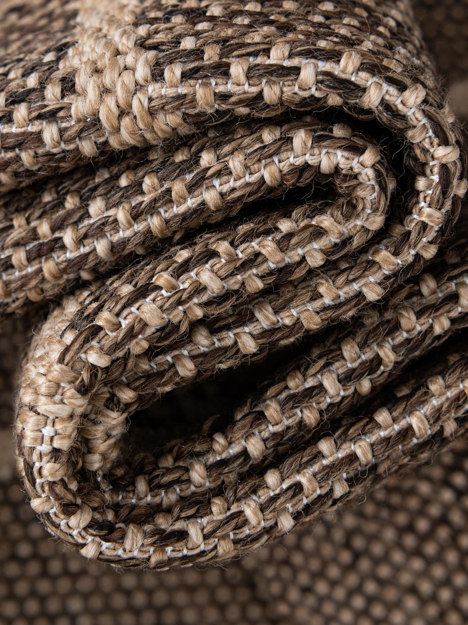 Brown 4' 3 x 6' 1 Dunes Rectangle Area Rug 100% Polypropylene With Cotton Backing Carpet for Living, Dining, Office, Dorms, Bedrooms for Sale at Rug Engine