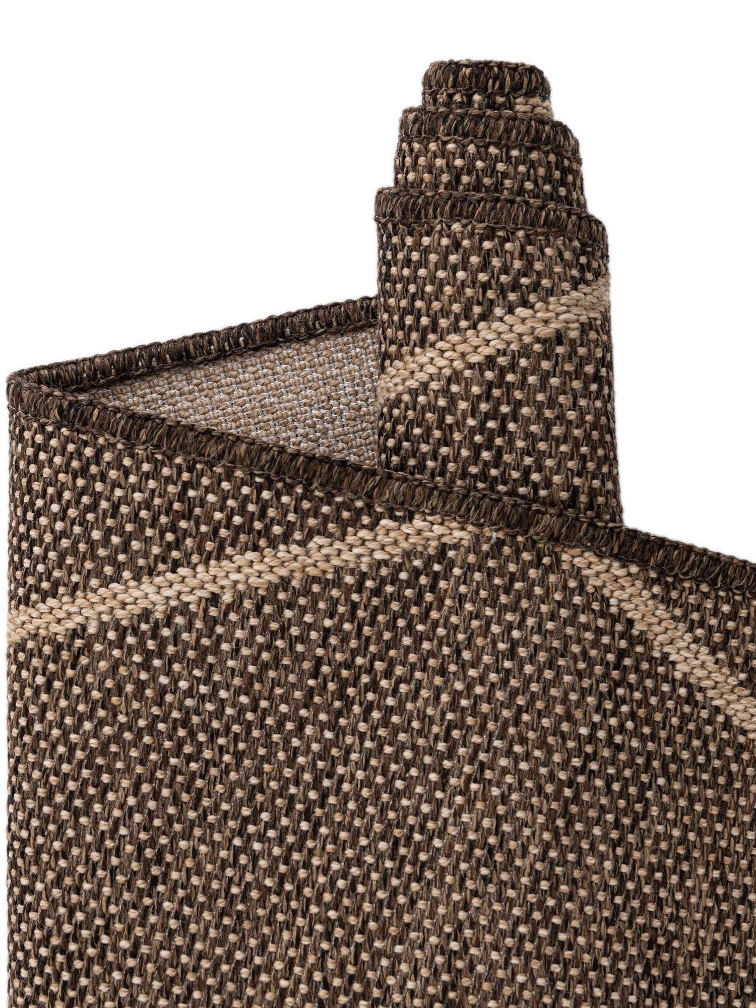 Brown 8' x 10' Dunes Rectangle Area Rug 100% Polypropylene With Cotton Backing Carpet for Living, Dining, Office, Dorms, Bedrooms for Sale at Rug Engine