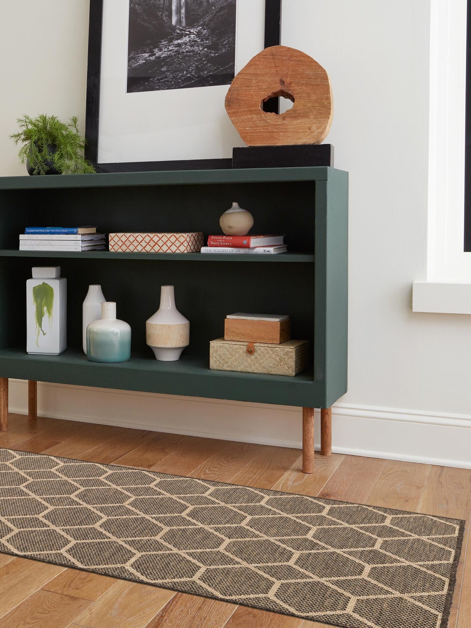 Brown 2' 9 x 6' 1 Dunes Runner Area Rug 100% Polypropylene With Cotton Backing Carpet for Living, Dining, Office, Dorms, Bedrooms for Sale at Rug Engine