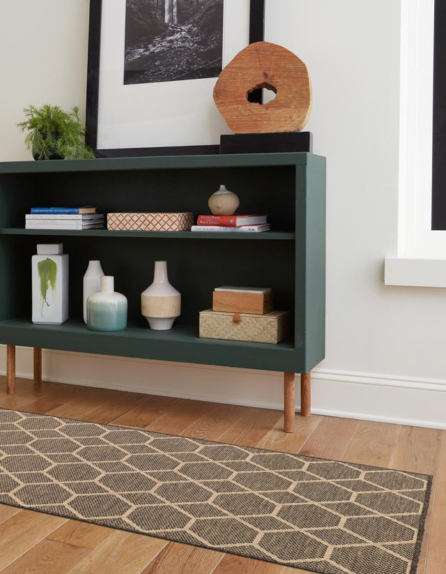 Brown 2' 9 x 6' 1 Dunes Runner Area Rug 100% Polypropylene With Cotton Backing Carpet for Living, Dining, Office, Dorms, Bedrooms for Sale at Rug Engine