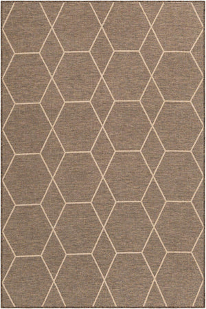 Brown 6' 3 x 9' Dunes Rectangle Area Rug 100% Polypropylene With Cotton Backing Carpet for Living, Dining, Office, Dorms, Bedrooms for Sale at Rug Engine