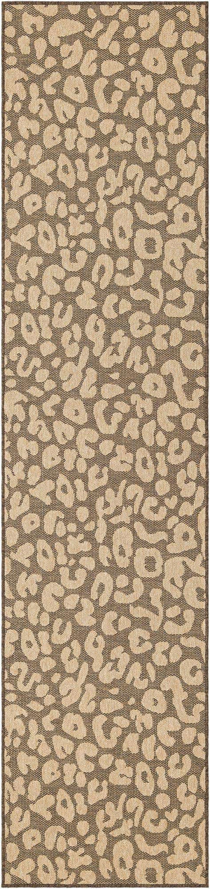 Brown 2' 7 x 12' Dunes Runner Area Rug 100% Polypropylene With Cotton Backing Carpet for Living, Dining, Office, Dorms, Bedrooms for Sale at Rug Engine