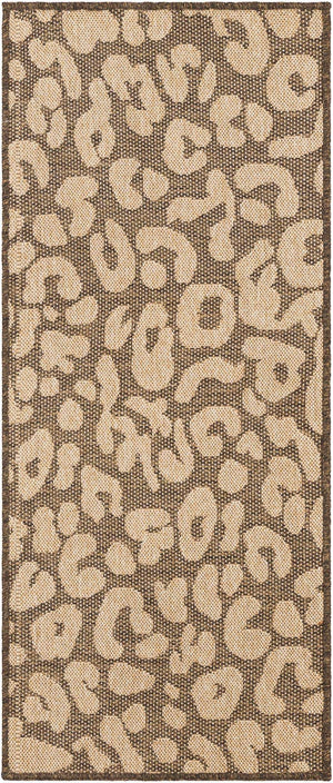 Brown 2' x 5' 3 Dunes Runner Area Rug 100% Polypropylene With Cotton Backing Carpet for Living, Dining, Office, Dorms, Bedrooms for Sale at Rug Engine